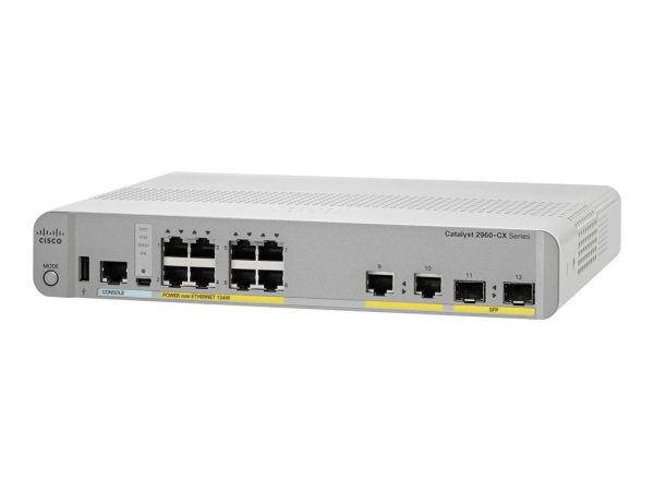 Cisco Catalyst 2960CX-8PC-L - switch - 8 ports - managed - ra (WS-C2960CX-8PC-L)