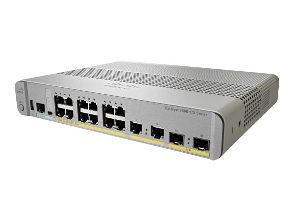 Cisco Catalyst 3560CX-12PC-S - switch - 12 ports - managed - (WS-C3560CX-12PC-S)