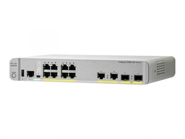 Cisco Catalyst 3560CX-8TC-S - switch - 8 ports - managed - ra (WS-C3560CX-8TC-S)