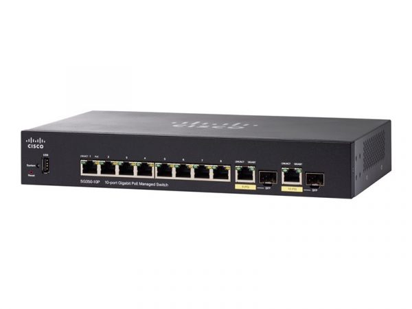 Cisco Small Business SG350-10P - switch - 10 ports - managed (SG350-10P-K9)