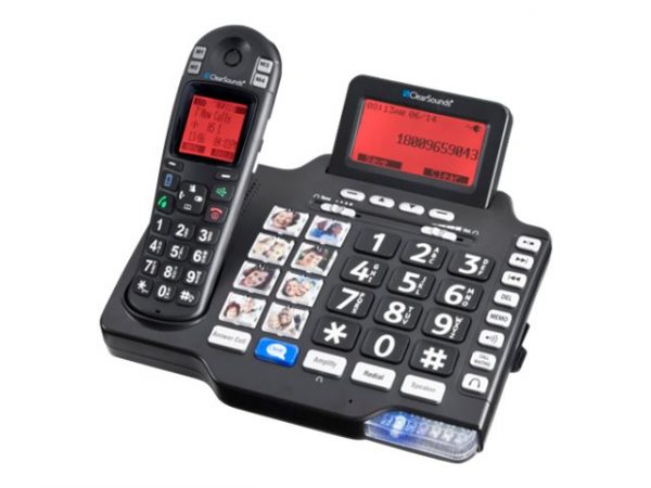 ClearSounds A1600BT - cordless phone - answering system - with Blu (CLS-A1600BT)