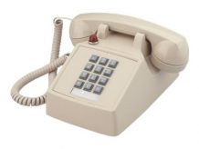Cortelco 2500 - corded phone (ITT-2500-57MD-BK)