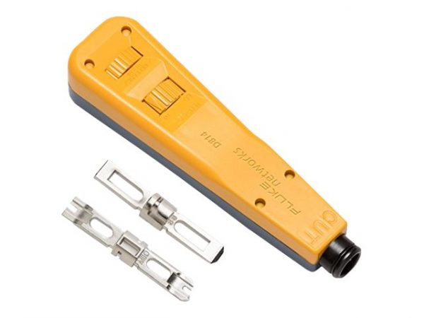 Fluke Networks D814 Impact Punch Down Tool with EverSharp 110 & E (HC-10055-200)