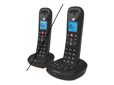 Motorola CD4011 - cordless phone - answering system with caller ID (MOTO-CD4011)