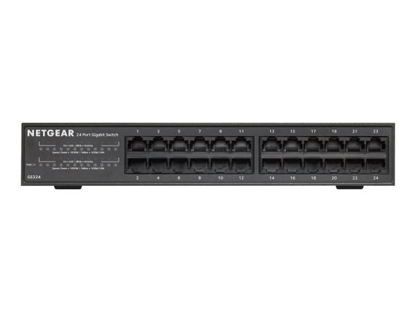 NETGEAR SOHO Gigabit Ethernet Switch GS324 - switch - 24 port (NET-GS324-100NAS)