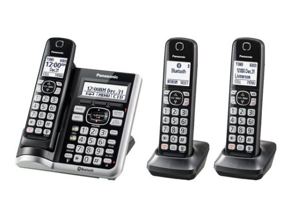 Panasonic KX-TGF573S - cordless phone - answering system - with Blu (KX-TGF573S)