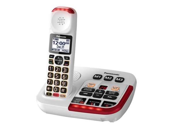 Panasonic KX-TGM420W - cordless phone - answering system with calle (KX-TGM420W)