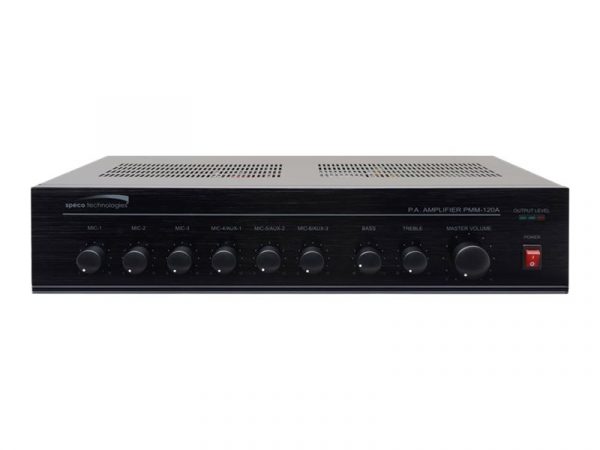 Speco PMM120A mixer amplifier - 10-channel (SPC-PMM120A)