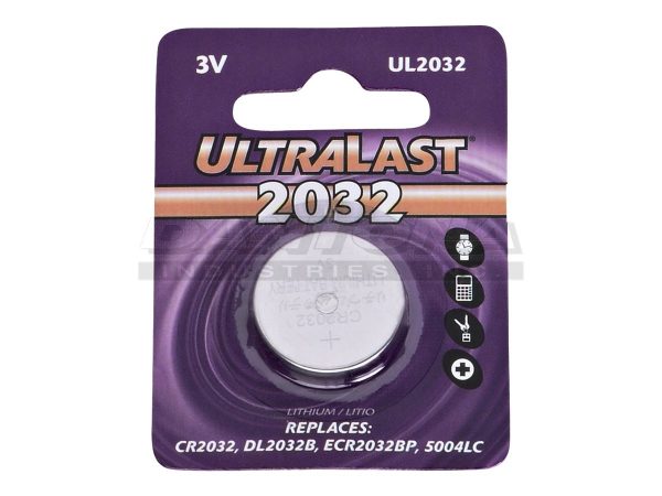 UltraLast 2032 battery x CR2032 - Li/MnO2 (BATT-UL2032)