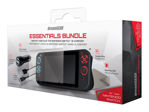dreamGEAR Essentials Bundle - protective cover for game console (DG-DGSW-6501)