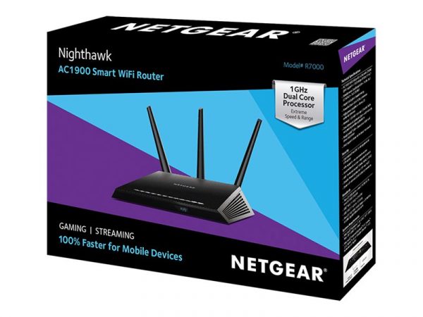 NETGEAR R7000 - wireless router - 802.11a/b/g/n/ac - desktop (NET-R7000-100PAS)