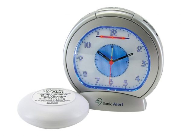 Sonic Alert Sonic Bomb SBA475SS - alarm clock - electronic - deskt (SA-SBA475SS)