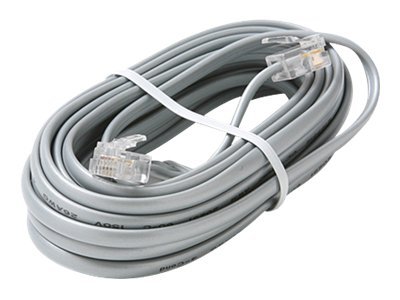 Steren phone cable - 7 ft - silver (ST-314-007SL)