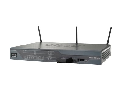 Cisco 881W - wireless router - 802.11b/g/n (draft 2.0) - desktop (C881W-A-K9)