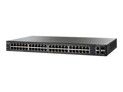 Cisco Small Business Smart SF200-48 - switch - 48 ports - managed - r (SLM248GT)