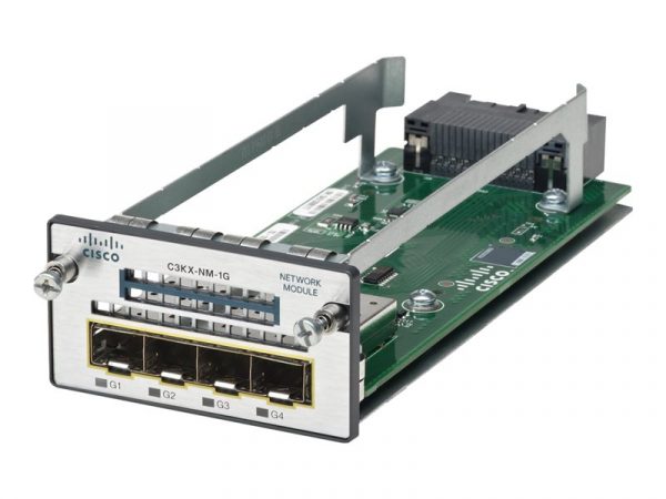 Cisco - expansion module - 4 ports (C3KX-NM-1G=)