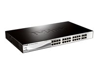 D-Link Web Smart DGS-1210-28 - switch - 24 ports - managed - rack- (DGS-1210-28)