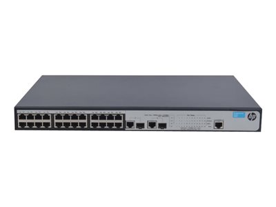 HPE 1910-24-PoE+ Switch - switch - 24 ports - managed - rack-mountable (JG539A)