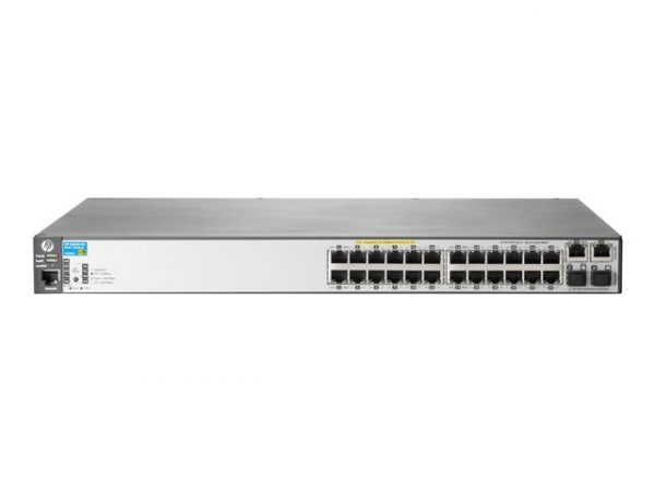 HPE Aruba 2620-24-PoE+ - switch - 24 ports - managed - rack-mountable (J9625A)