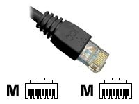 ICC ICPCS9 - patch cable - 1 ft - black (ICC-ICPCSJ01BK)