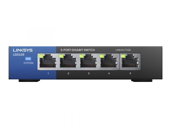 Linksys Business LGS105 - switch - 5 ports - unmanaged (LI-LGS105)
