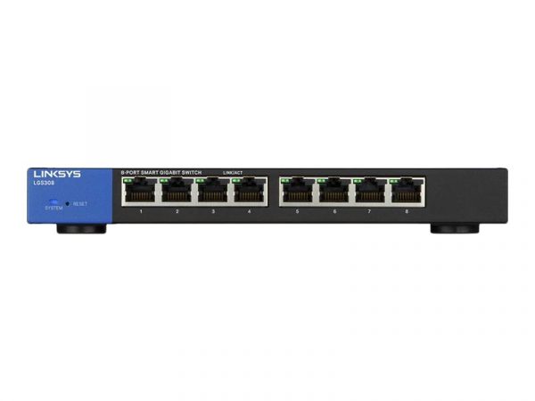 Linksys Business Smart LGS308 - switch - 8 ports - managed (LI-LGS308)