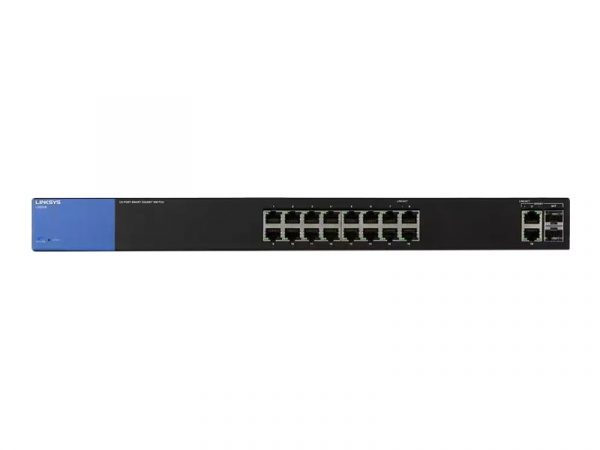 Linksys Business Smart LGS318 - switch - 18 ports - managed - rack-m (LI-LGS318)