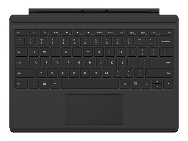 Microsoft Surface Pro 4 Type Cover - keyboard - with trackpad, accel (QC7-00001)