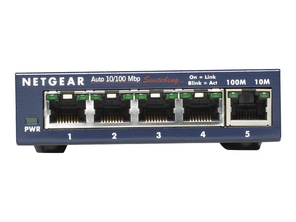 NETGEAR FS105 10/100 Desktop Switch - switch - 5 ports (NET-FS105NA)