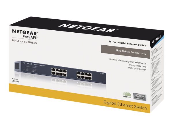 NETGEAR JGS516 - switch - 16 ports (NET-JGS516NA)