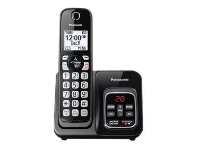 Panasonic KX-TGD530 - cordless phone - answering system with caller (KX-TGD530M)