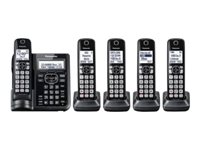 Panasonic KX-TGF545B - cordless phone - answering system - with Blu (KX-TGF545B)