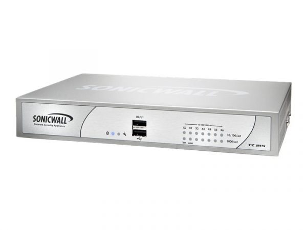 Dell SonicWALL TZ 215 TotalSecure - Security appliance - 10Mb LAN, 100Mb LAN, GigE
