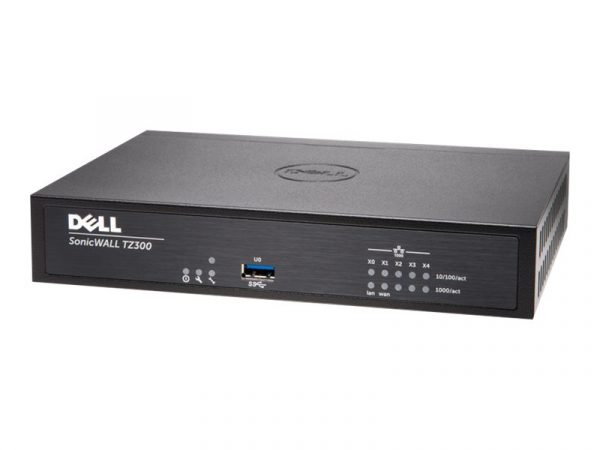 SonicWall TZ300 - security appliance - with 1 year TotalSecure (01-SSC-0581)