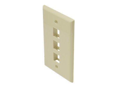 Steren flush mount wallplate (ST-310-203WH)
