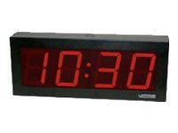 Valcom VIP-D440ADS - clock - rectangular - electronic - wall mo (VC-VIP-D440ADS)