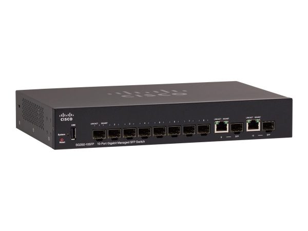Cisco Small Business SG350-10SFP - switch - 10 ports - mana (CIS-SG350-10SFP-K9)