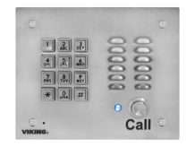 Viking Electronics K-1700-3 - door entry phone - brushed stainless (VK-K-1700-3)