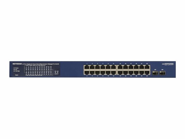 NETGEAR Smart GS724TPP - switch - 24 ports - smart - rack-moun (GS724TPP-100NAS)