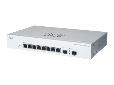 Cisco Business 220 Series CBS220-8T-E-2G - switch - 10 ports -  (CBS220-8T-E-2G)