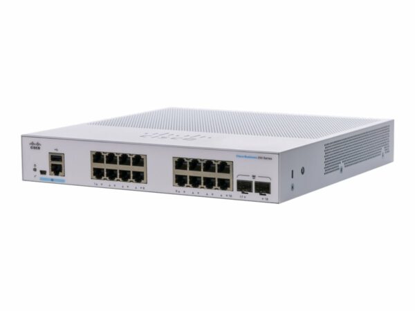 Cisco Business 250 Series CBS250-16T-2G - switch - 18 ports - sm (CBS250-16T-2G)