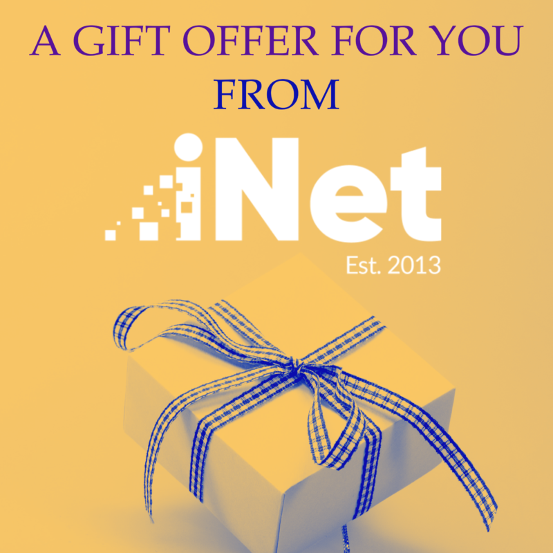 Your gift offer from iNet